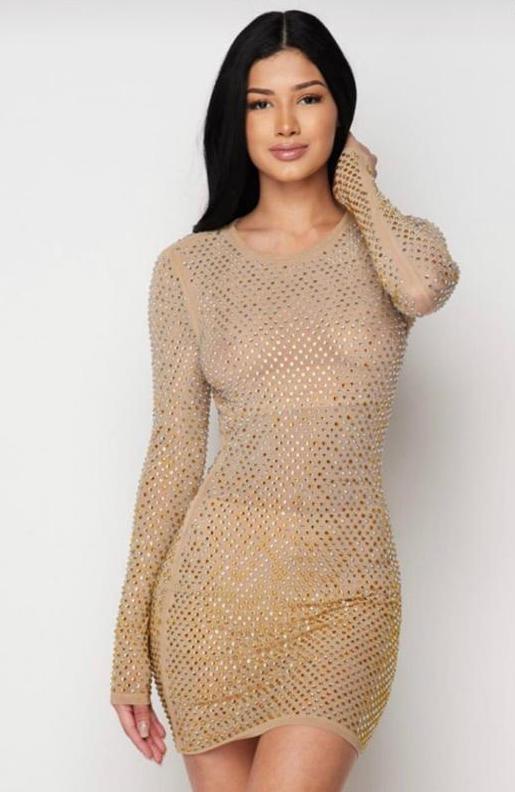 Gold Party Dress